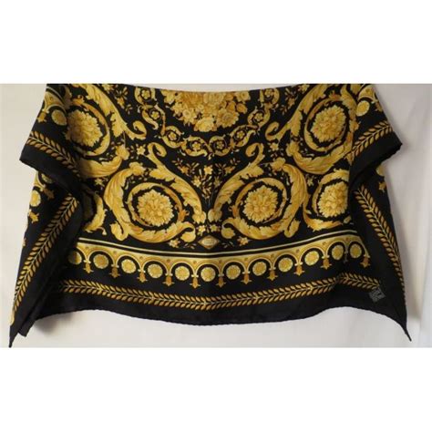 versace sciarpe|versace silk foulards.